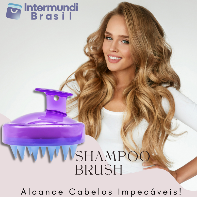 Shampoo Brush - Escova de Shampoo para Cabeça