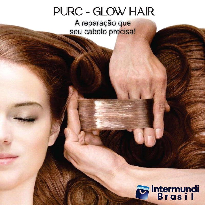 Purc Glow Hair 120ml - Transformação Total com Maciez Aveludada (NOVA EMBALAGEM)
