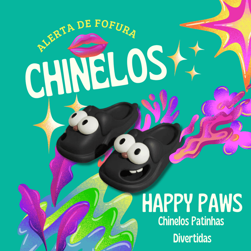 Happy Paws - Chinelo Patinhas Divertidas